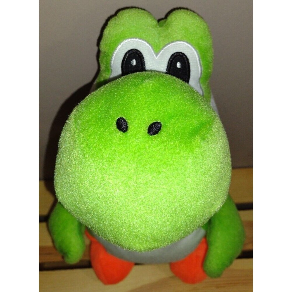 Yoshi Plush 14” Super Mario Brothers Stuffed Dinosaur Nintendo 2020 Stuffie - Picture 4 of 7